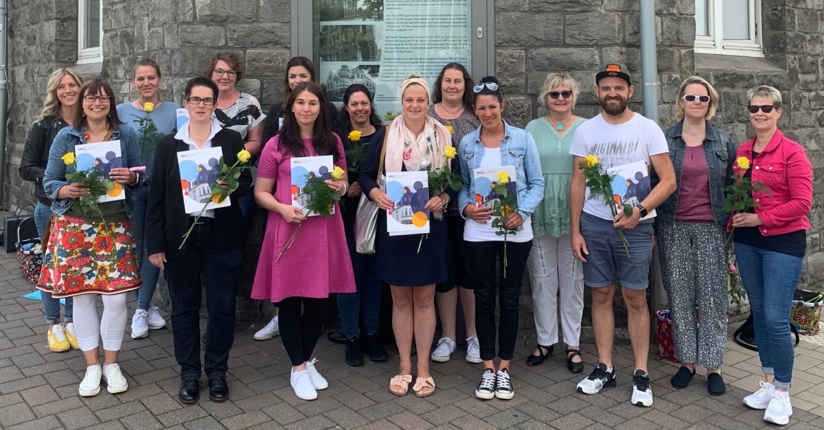 Eine wichtige Qualifikation haben nun 19 Fachkrfte aus dem Westerwald erfolgreich abgeschlossen und erhielten von der Kreisvolkshochschule ihre Zertifikate. (Foto: Kreisvolkshochschule)