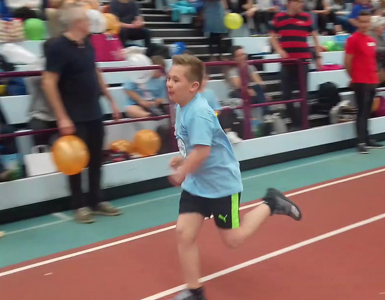 Paul-Lukas Knautz beim 100-Meter-Sprint. Foto: pr