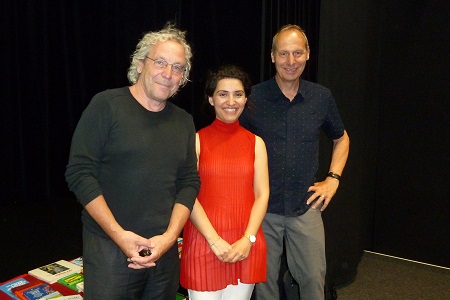 (v.l.): Prof. Dr. Andreas Knie, Dr. Feriha zdemir, Prof. Dr. Gustav Bergmann (Foto: Uni Siegen)