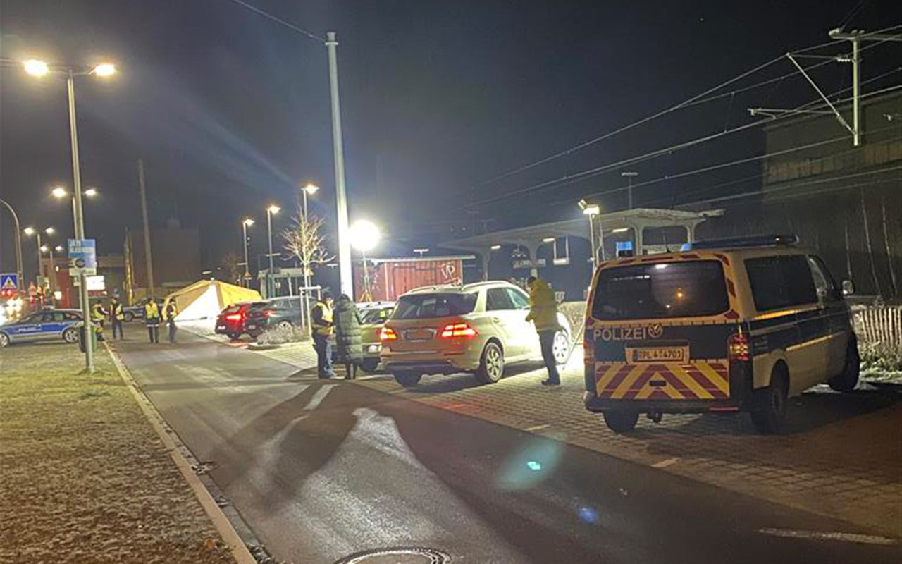 Grokontrolle "Gegen Alkohol und Drogen im Straenverkehr" an der B62. (Foto: Polizeiinspektion Betzdorf)