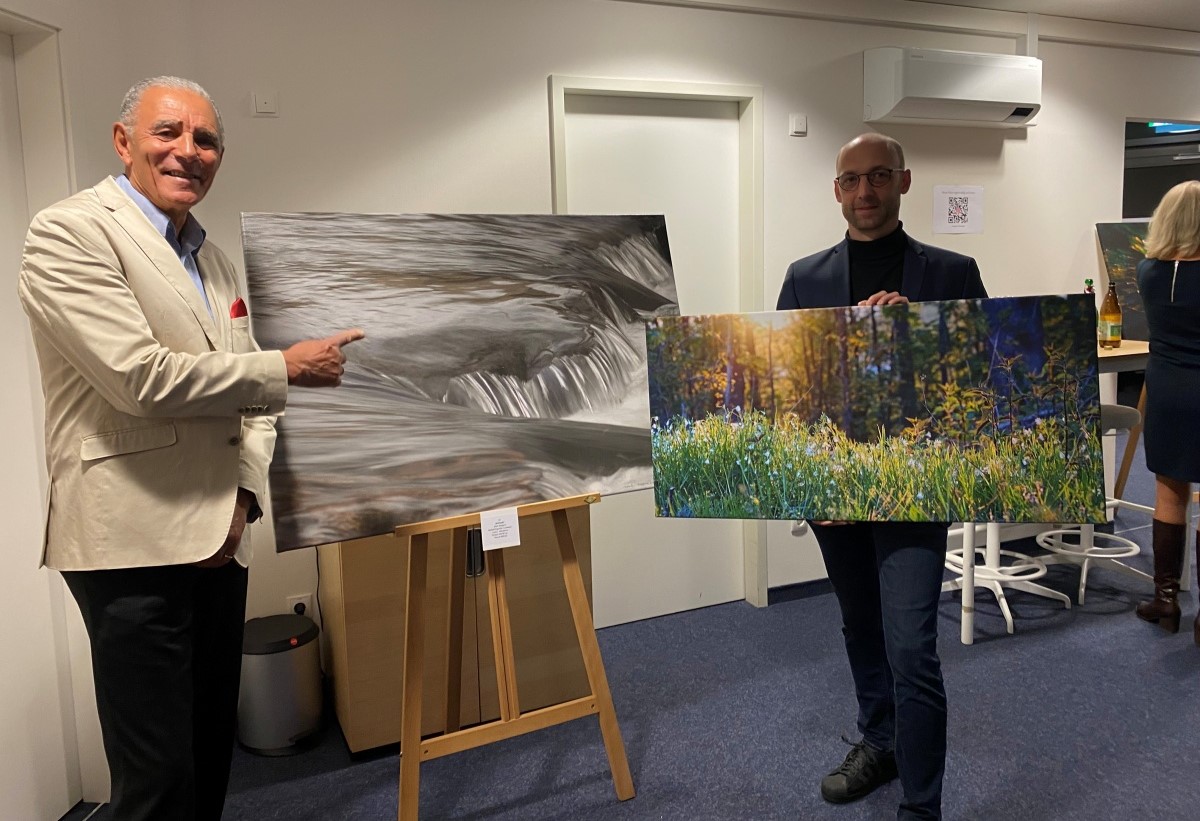 Louis Blackmore und Markus Blser stellten ihre Fotografien erstmals gemeinsam in Wissen aus. (Fotos: KathaBe)