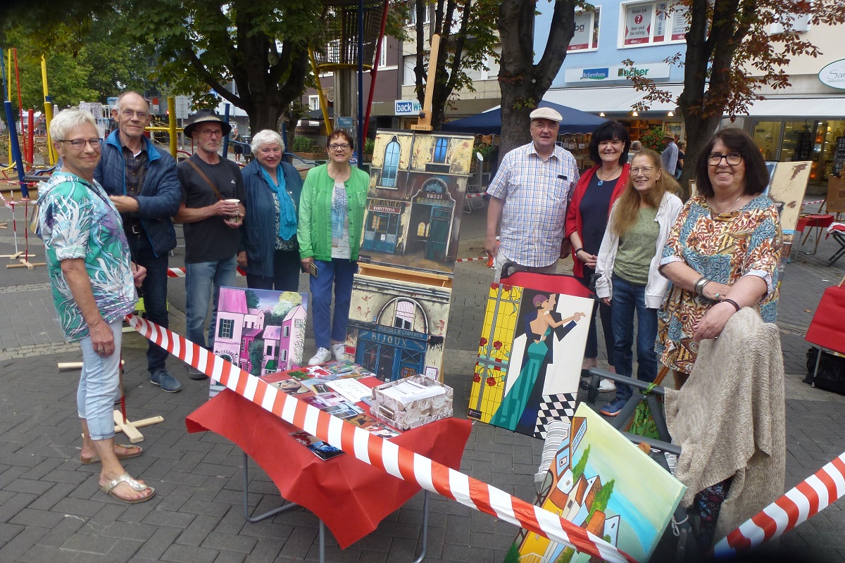 Betrachtungen und Gesprche zum Thema "Lebenswelten" - "Kultu(h)r" auf dem Luisenplatz