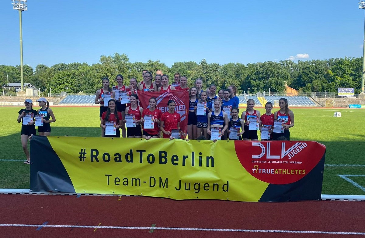 Das weibliche U16-Team der LG Rhein-Wied sammelte in Koblenz so viele Punkte wie noch keine andere Mannschaft in Deutschland in dieser Altersklasse in diesem Jahr. (Foto: LG Rhein-Wied)