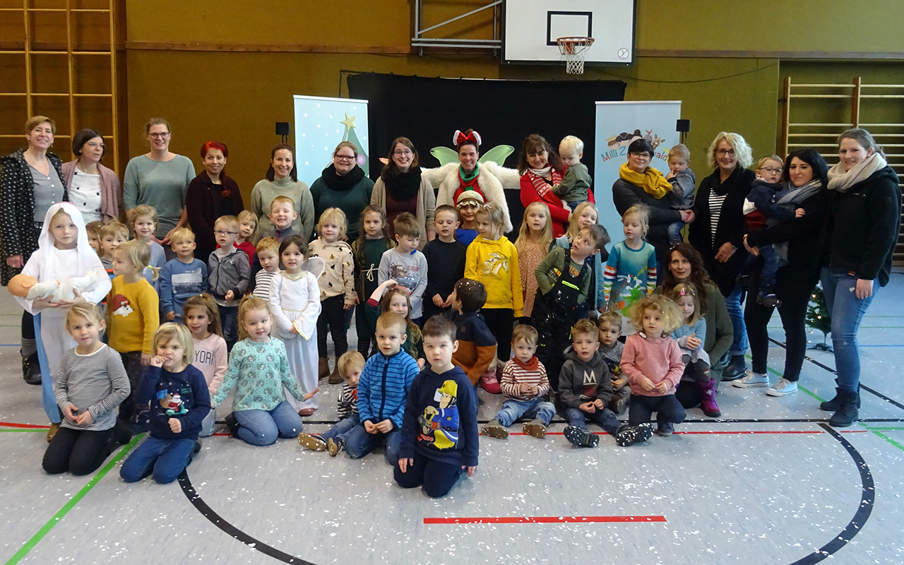 Weihnachtstheater fr alle Kinder in der Kita Lwenzahn Katzwinkel