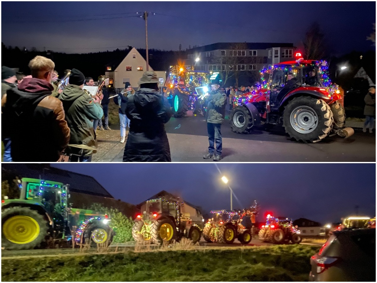 Glnzende Augen beim Lichterzug durch Katzwinkel
