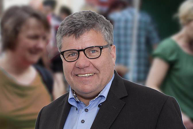 Michael Mahlert immer nah bei seinen Brgern. Foto: pr