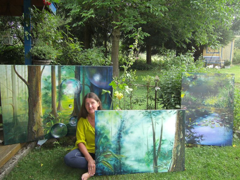 Ausstellung im Stffel-Park: Mein Atelier ist die Natur