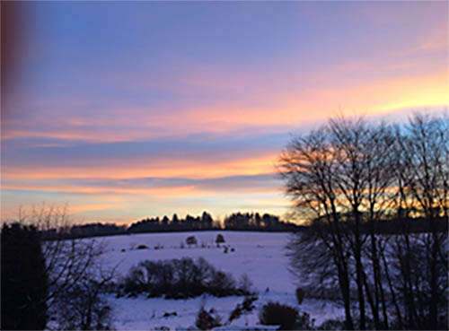 Winterwanderung ber den Naturerlebnispfad