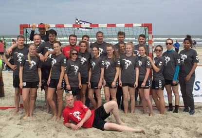 Handballteams aus Hamm beim Beachturnier auf Norderney