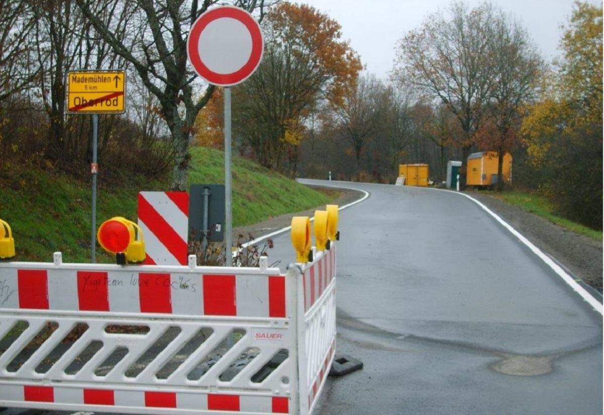 Straenbauarbeiten auf der K 47 bei Oberrod abgeschlossen