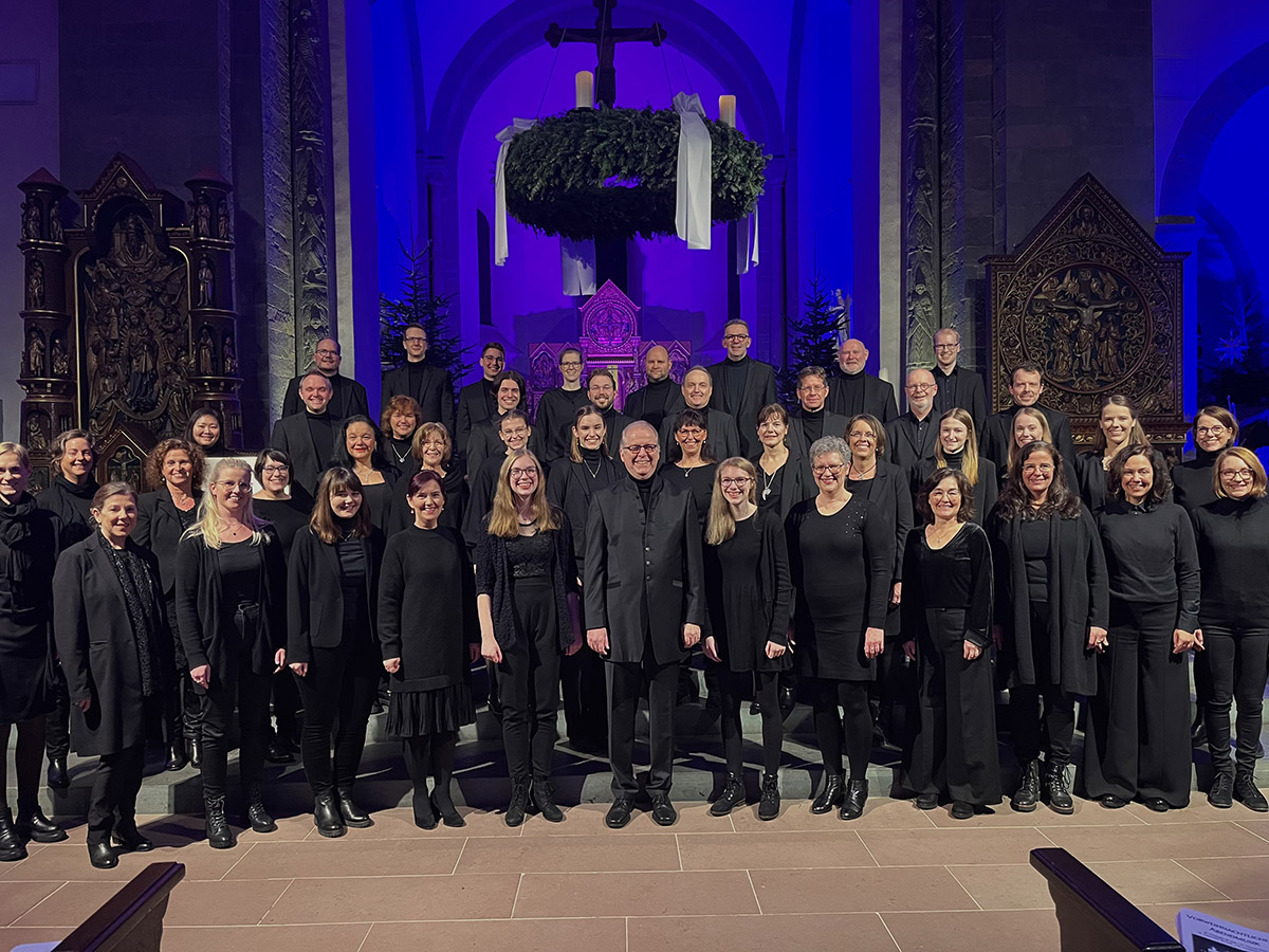 Vocalensemble Erwitte konzertiert zum Advent in der Abteikirche Marienstatt