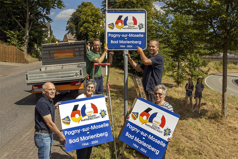 60 Jahre Stdtepartnerschaft: Pagny-sur-Moselle und Bad Marienberg feiern ein besonderes Jubilum