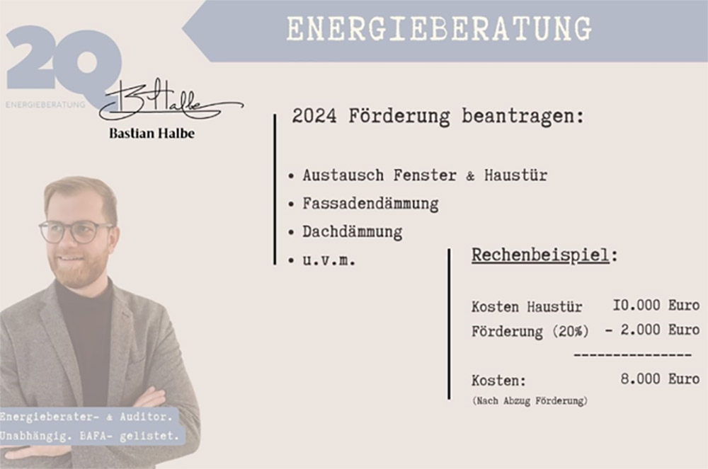 Energiewende in den eigenen vier Wnden: Energetisch sinnvoll und staatlich gefrdert