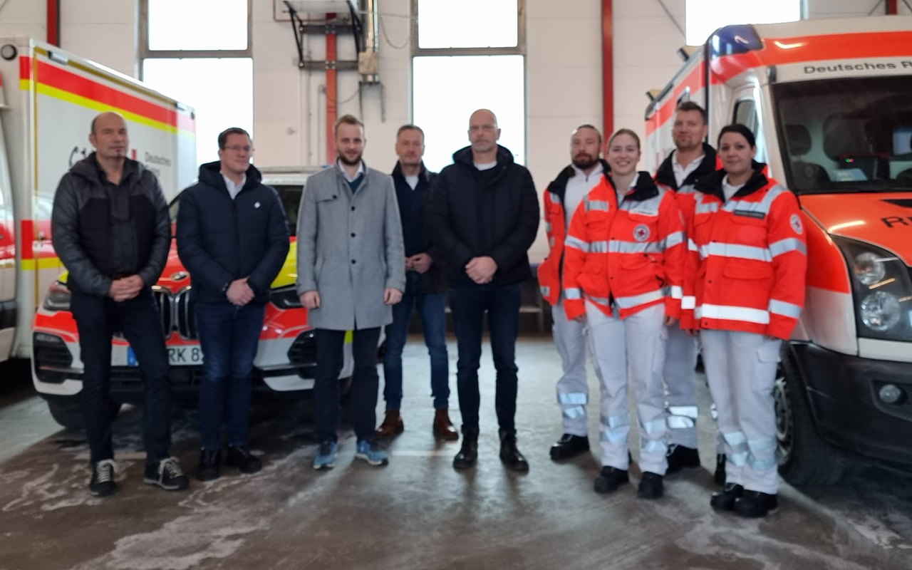 Matthias Reuber besucht DRK-Rettungswache in Wissen