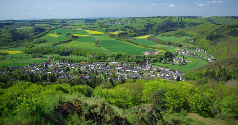 Das Foto zeigt ein Blick auf Robach. Der schne Ort wird auch als "Perle an der Wied" bezeichnet. Foto: Richard Hasbach (Touristik-Verband Wiedtal) 