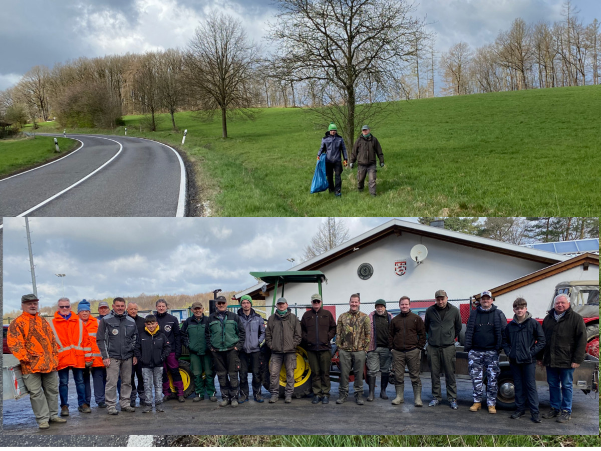 Zahlreiche Helfer beteiligten sich an der Mllsammelaktion. (Foto: Ortsgemeinde Pracht)