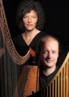 Matthias Schlubeck, Panflte und Johanna Seitz, Harfe. Foto: Veranstalter