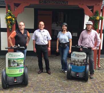 Erste Segway-Strecke in Wissen ausgewiesen