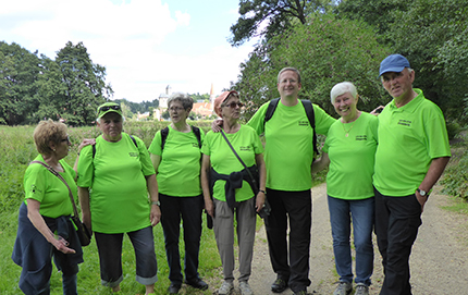 Siegperle schloss neue Wanderfreundschaften im Oberpflzer Wald