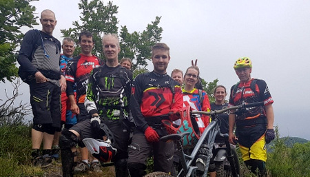 Mountainbiker erkundeten den Pflzer Wald 