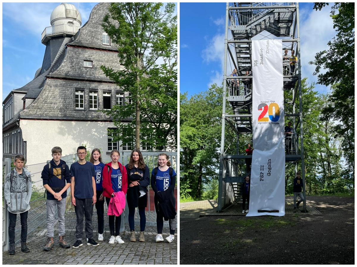 IGS Betzdorf-Kirchen: Staffellauf anlsslich Partnerschafts-Jubilum   
