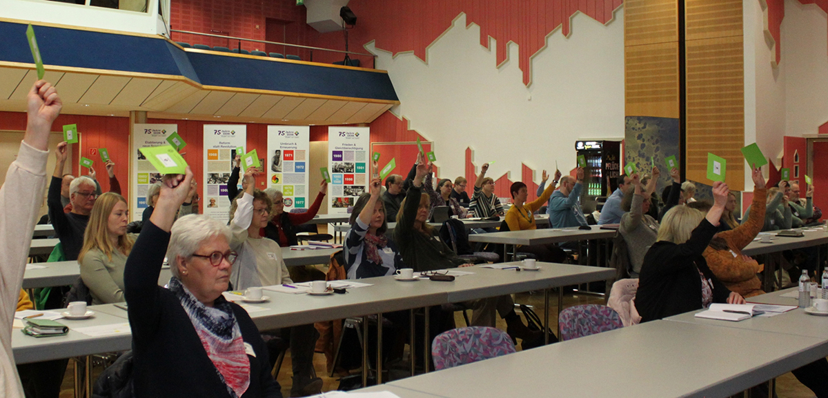 Die Synodalen trafen sich in der Westerburger Stadthalle. (Foto: Evangelisches Dekanat Westerwald)