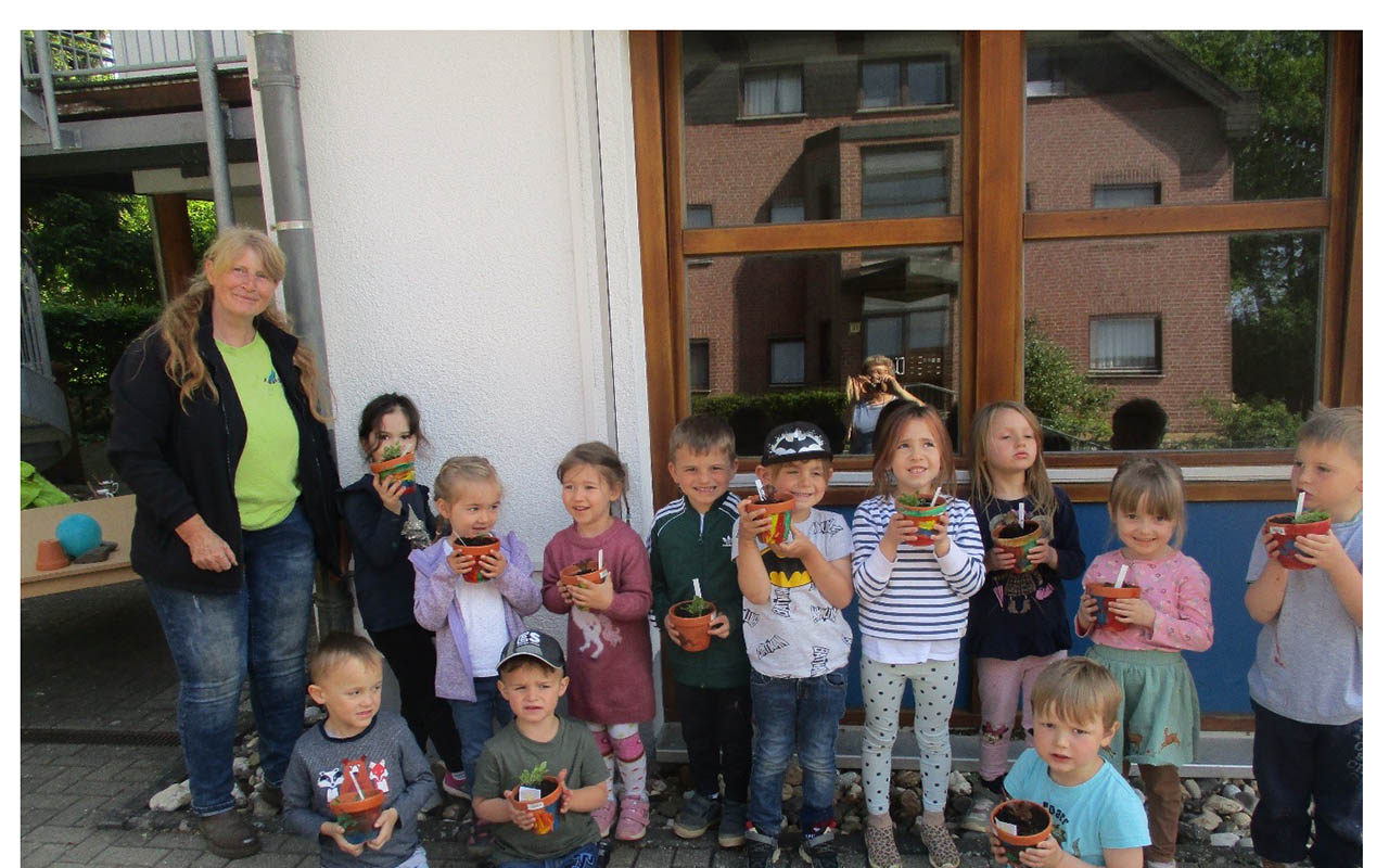 Windhagener Spatzennetz-Kinder bewiesen grnen Daumen