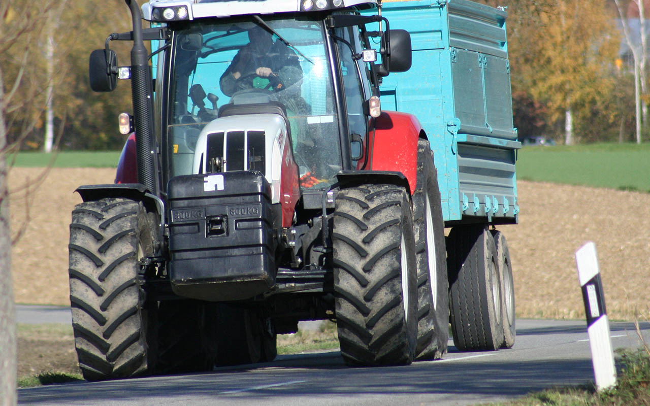 An Koblenzer Protest-Demo der Landwirte nahmen 1100 Traktorfahrer teil