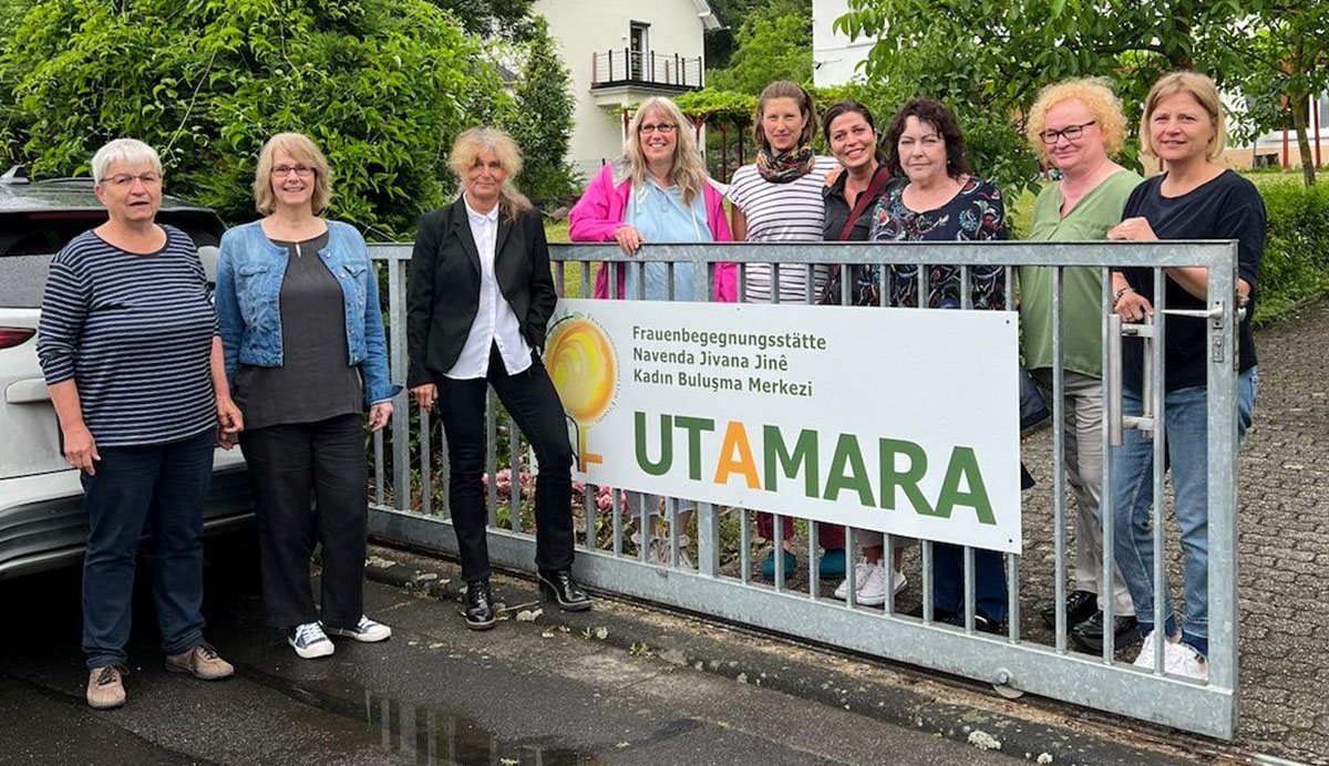 Die Gleichstellungsbeauftragten tagten in der Frauenbegegnungssttte Utamara in Kasbach-Ohlenberg. Utamara informierte die Gleichstellungsbeauftragten ber das neue Projekt "iMpuls", mobile Erzhl- und Themencafs. (Foto: Kreisverwaltung Neuwied)