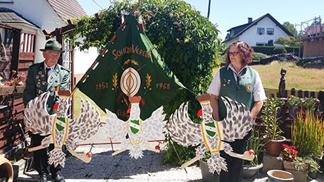 Vogelschieen in Scheuerfeld zum 60. Jubilum