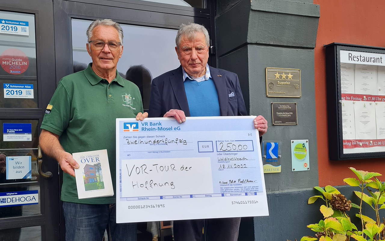 Heimatverbundener Waldbreitbacher spendet an Vor-Tour der Hoffnung