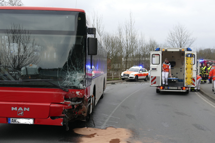 Schwerer Verkehrsunfall mit tdlichem Ausgang in Kirchen/Sieg