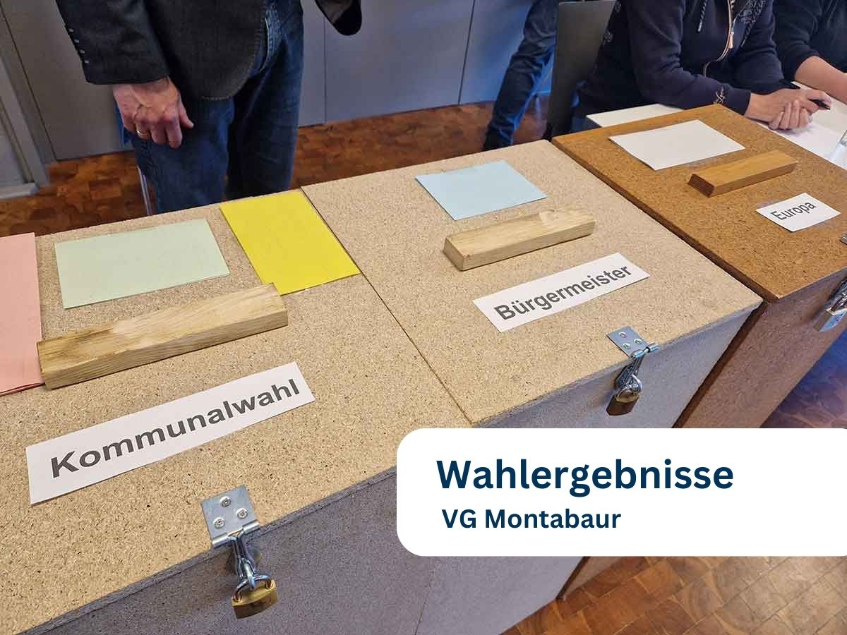 Ergebnisse der Kommunalwahl 2024 in der Verbandsgemeinde Montabaur