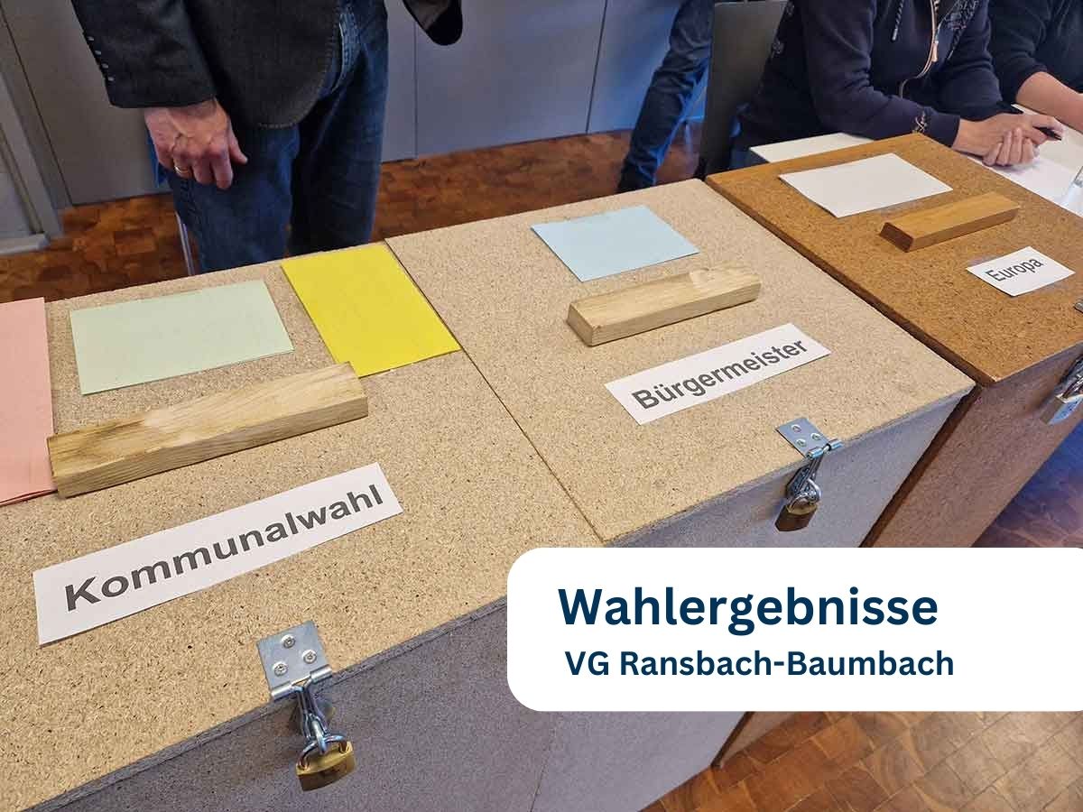 Ergebnisse der Kommunalwahl 2024 in der Verbandsgemeinde Ransbach-Baumbach