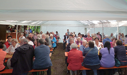 Waldfest auf der Kttingerhhe mit viele Gsten