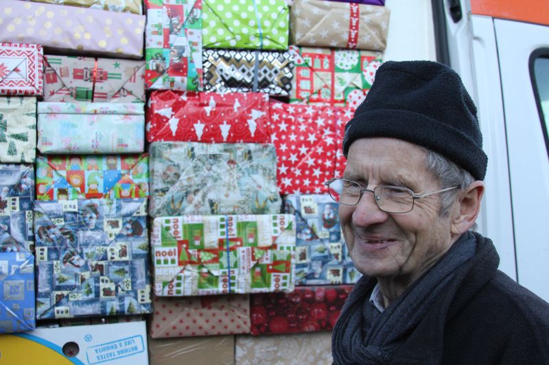 850 Weihnachtspckchen fr Kinder in Moldawien und der Ukraine