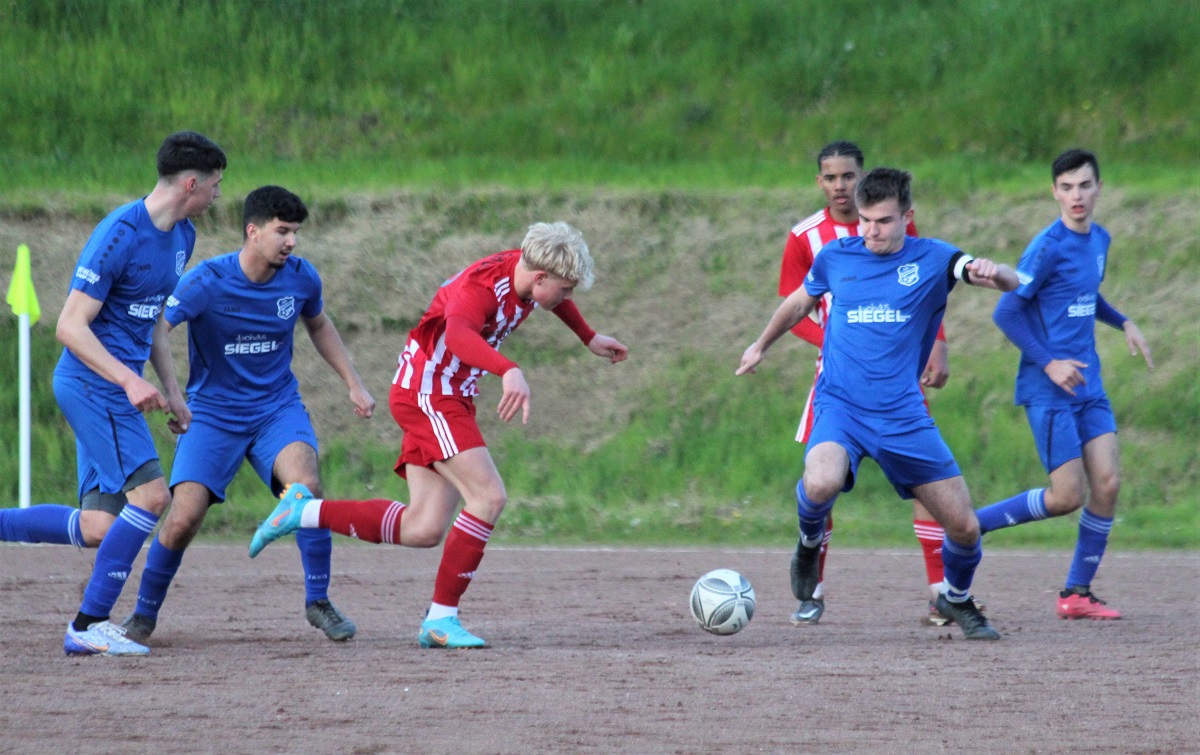 U 19 Wisserland im Viertelfinale gegen Eisbachtal mit einem 0:3 ausgeschieden