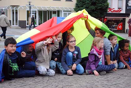 Spiel und Spa beim Weltkindertag in Altenkirchen. Fotos: kk