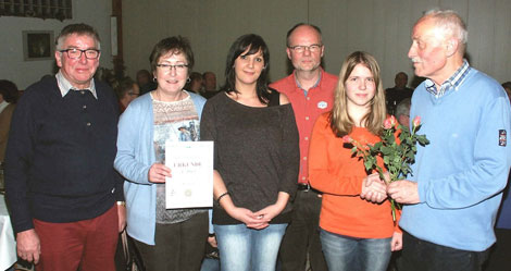 Im Bild von links: Gebhard Nauroth, Angela Studzinski, Sandra Nauroth, Klaus Benterbusch, Janine Klzer und Brudermeister Hubert Kemper. Fotos: Verein